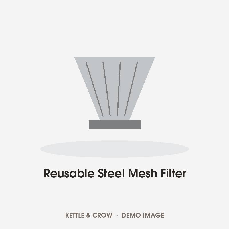 Reusable Steel Mesh Filter