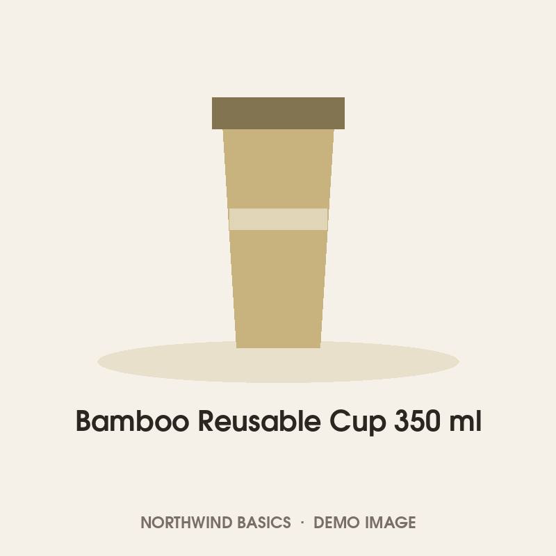 Bamboo Reusable Cup 350 ml