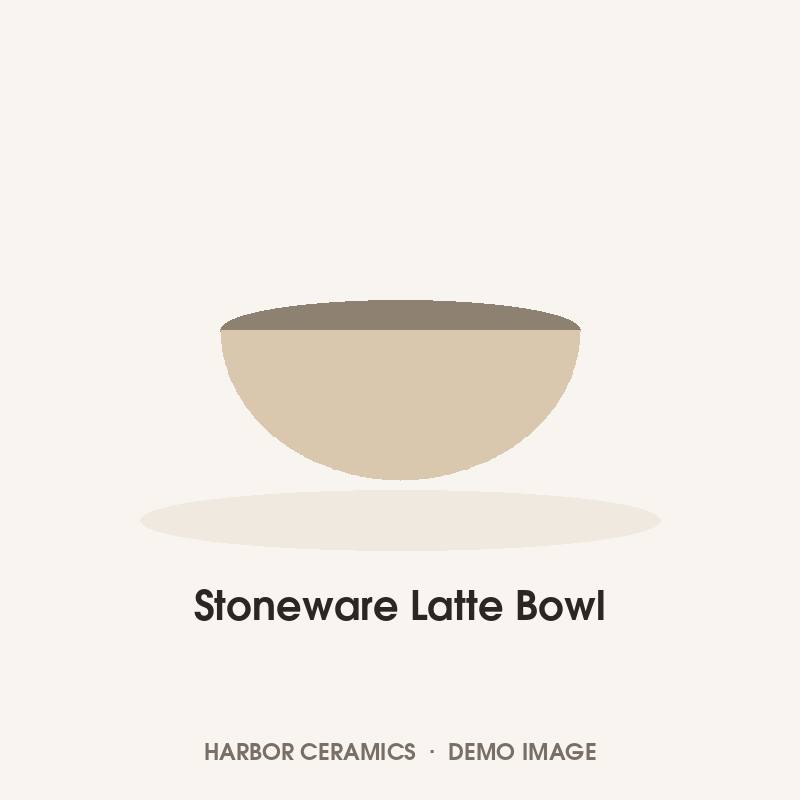 Stoneware Latte Bowl